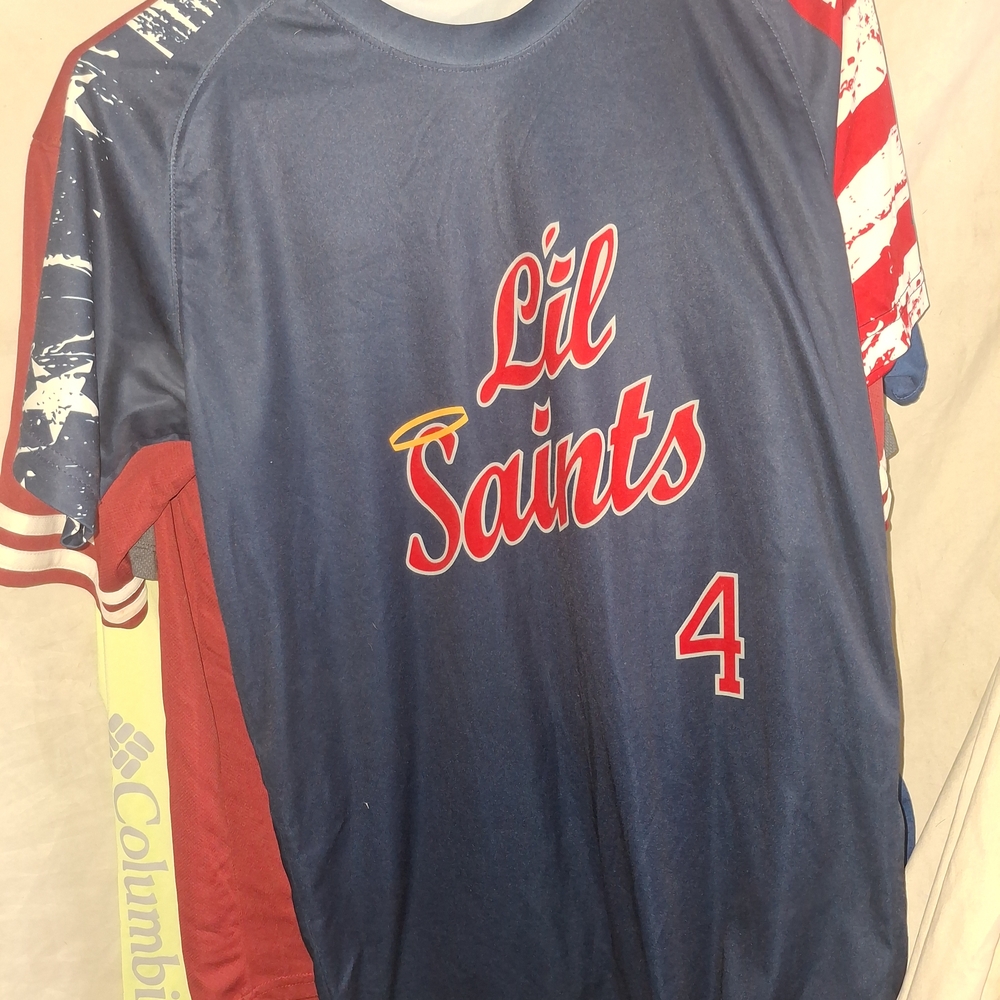 Lil Saints Women's Navy Graphic Jersey